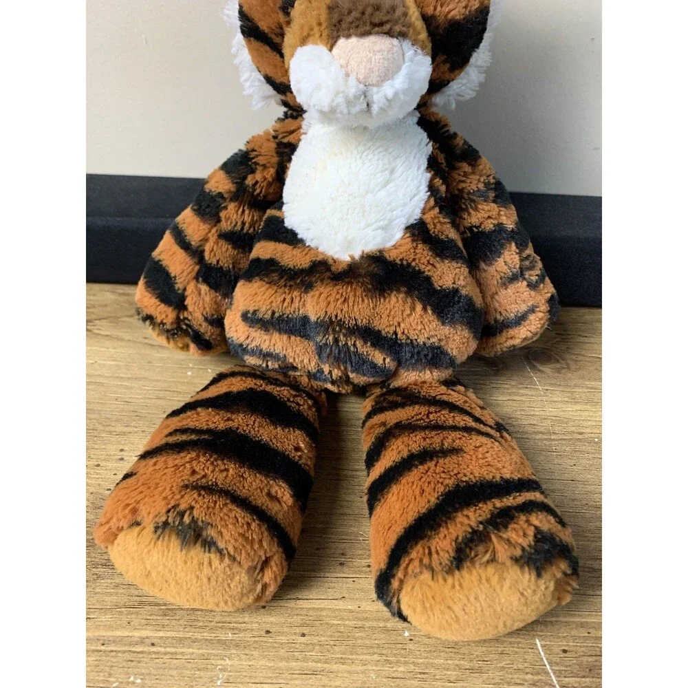 Mary Meyer Marshmallow Tiger Plush Stuffed Animal Soft Orange Black